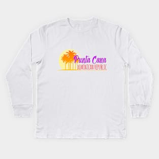 Life's a Beach: Punta Cana, Dominican Republic Kids Long Sleeve T-Shirt